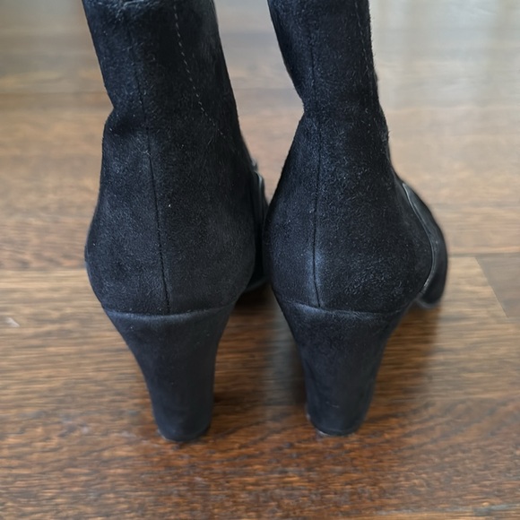 Black Velvet Booties Nine West - Picture 4 of 4